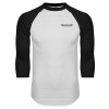 Thumbnail image for  White/Black Raglan Baseball T Shirt