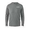Thumbnail image for  Grey Heather Long Sleeve Hooded Tee