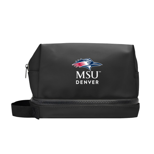  Black Toiletry Bag - MSU Denver Stacked