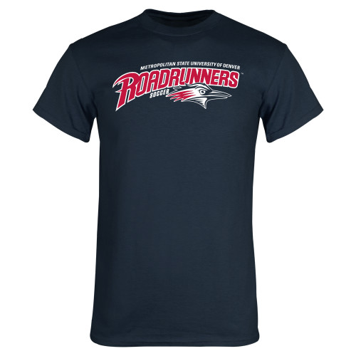  Navy T Shirt - MSU Roadrunners Soccer