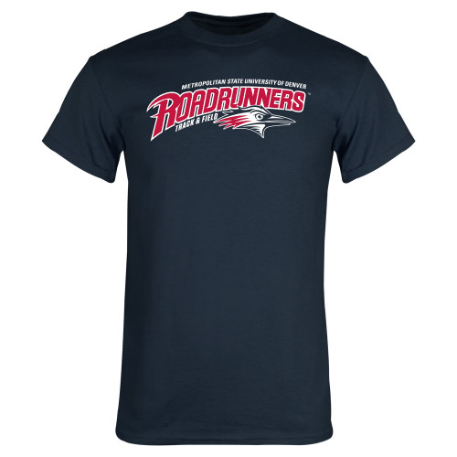  Navy T Shirt - MSU Roadrunners Track and Field