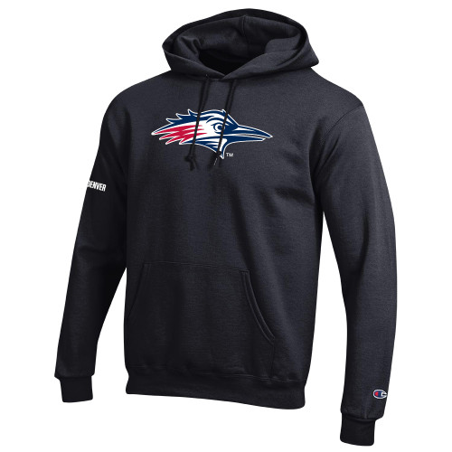  Champion Black Fleece Hoodie - Roadrunner Head