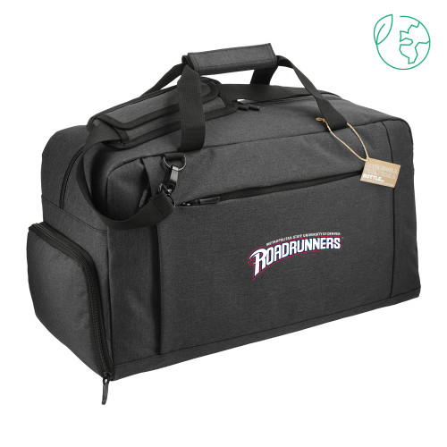  Aft Recycled PET 21 Inch Charcoal Duffel - Primary Mark without Roadrunner Head