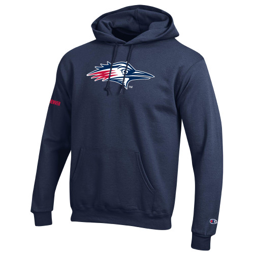  Champion Navy Fleece Hoodie - Roadrunner Head