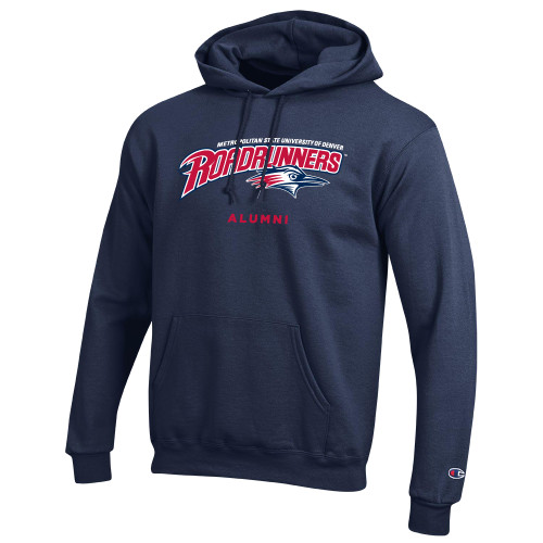  Champion Navy Fleece Hoodie - Roadrunners Alumni