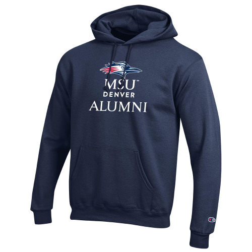  Champion Navy Fleece Hoodie - MSU Denver Alumni