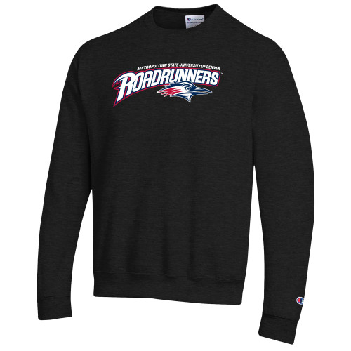  Champion Black Fleece Crew - Primary Mark