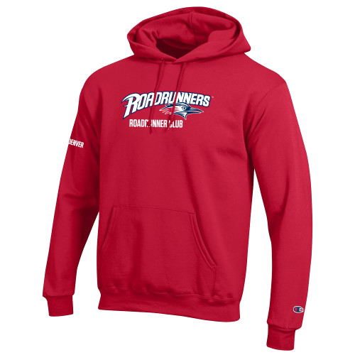  Champion Scarlet Red Fleece Hoodie - Roadrunner Club