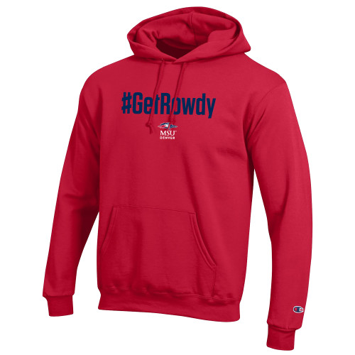  Champion Scarlet Red Fleece Hoodie - Get Rowdy