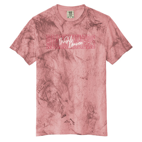  Comfort Colors Red Heavyweight Color Blast Tee - MSU Script Over Block Text