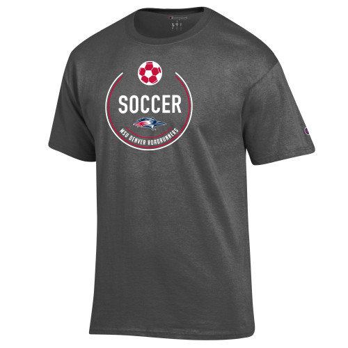  Champion Granite Heather T Shirt - MSU Denver Soccer