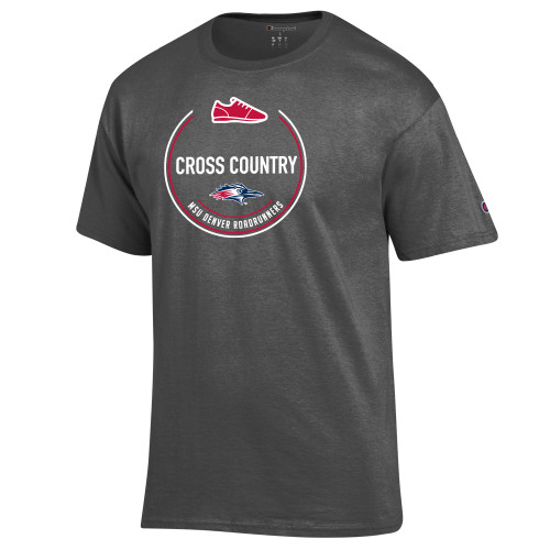  Champion Granite Heather T Shirt - MSU Denver  Cross Country
