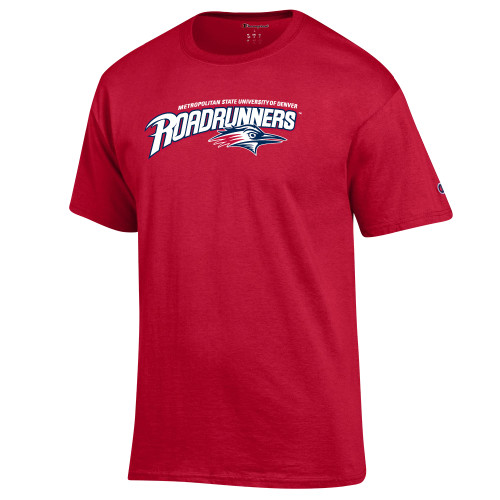  Champion Scarlet Red T Shirt - Primary Mark