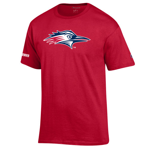  Champion Scarlet Red T Shirt - Roadrunner Head