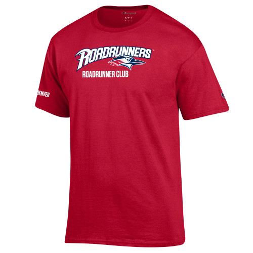  Champion Scarlet Red T Shirt - Roadrunner Club