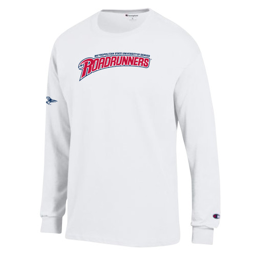 Main Image for  Champion White Long Sleeve T Shirt