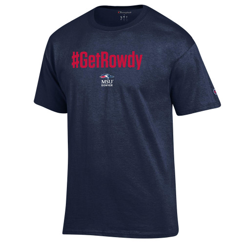  Champion Navy T Shirt - Get Rowdy