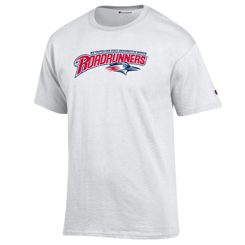  Champion White T Shirt - Primary Mark