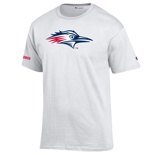  Champion White T Shirt - Roadrunner Head