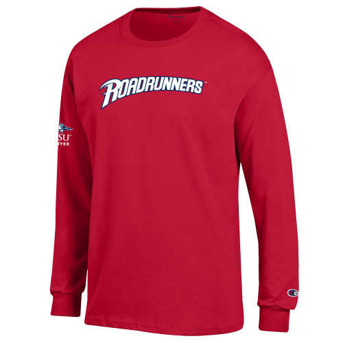 Main Image for  Champion Red Long Sleeve T Shirt