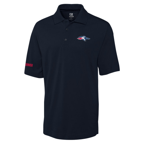  C&B Navy Advantage TriBlend Pique Polo - Roadrunner Head