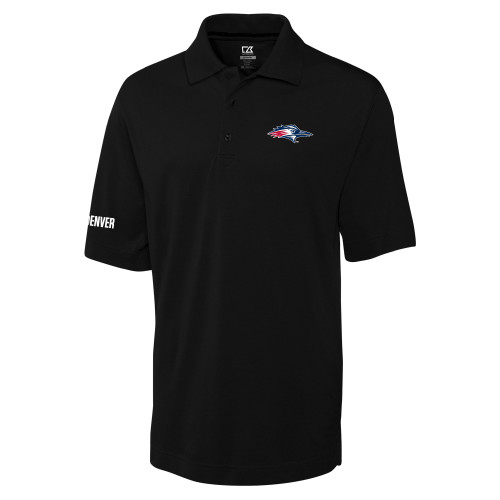  C&B Black Advantage TriBlend Pique Polo - Roadrunner Head
