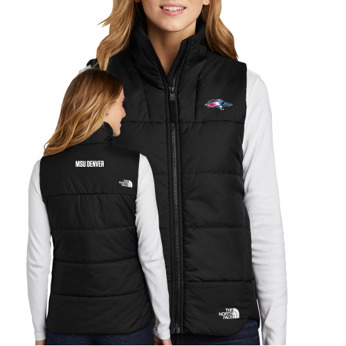  The North Face Womens Black Everyday Insulated Vest - Roadrunner Head