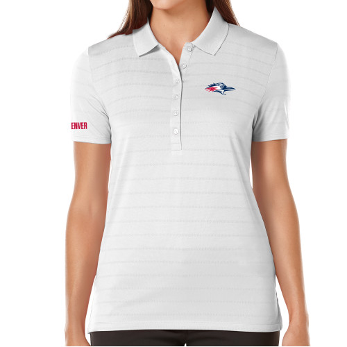  Callaway Womens White Opti Vent Polo - Roadrunner Head