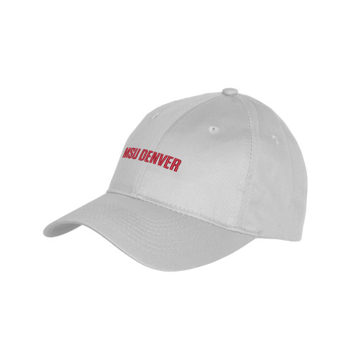  Youth Light Grey Pro Style Hat - MSU Denver Flat