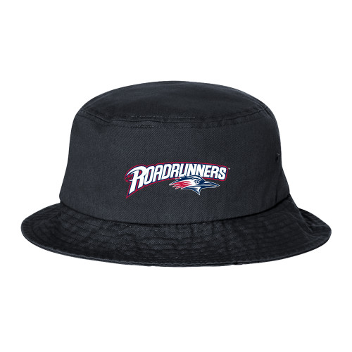  Sportsman Black Bucket Hat - Roadrunners With Roadrunner Head