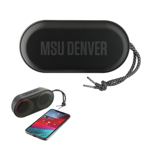  Zedd Outdoor Speaker with RGB Lights - MSU Denver Flat Engraved