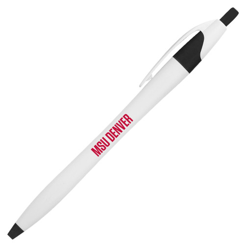  Dart White/Black Pen w/Blue Ink - MSU Denver Flat