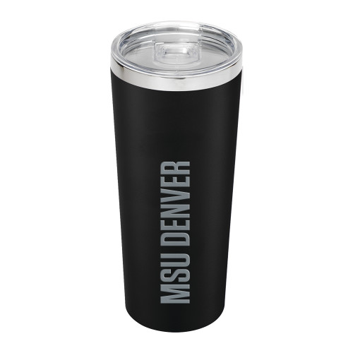  Thor Vacuum Insulated Black Tumbler 22oz - MSU Denver Flat Engraved