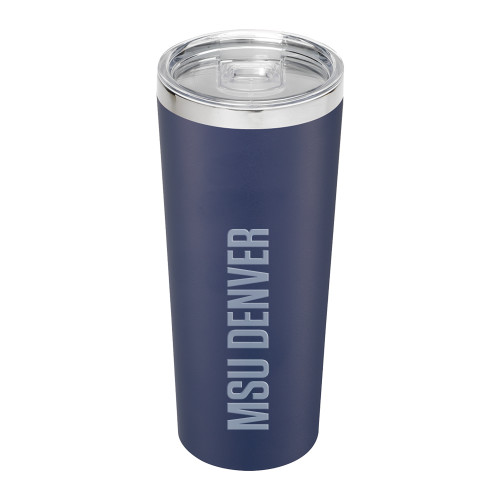  Thor Vacuum Insulated Navy Tumbler 22oz - MSU Denver Flat Engraved