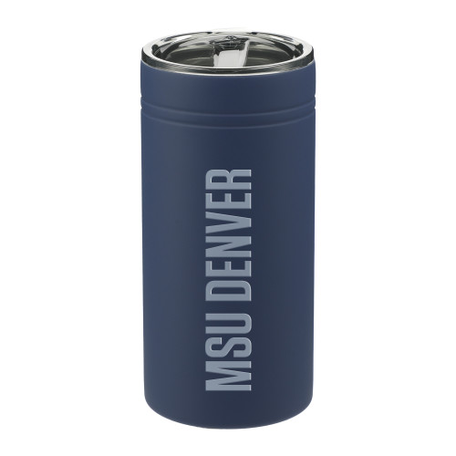  Sherpa Vacuum Navy Tumbler & Insulator 11oz - MSU Denver Flat Engraved