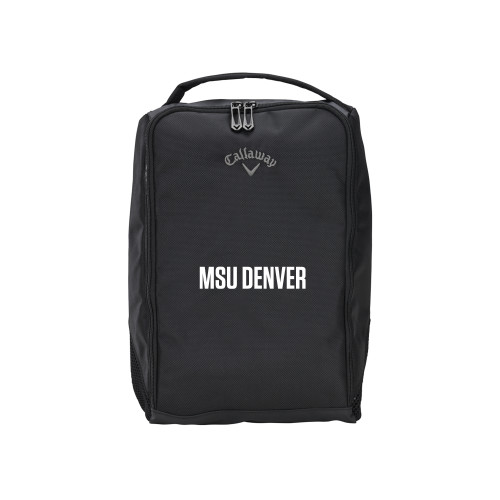  Callaway Clubhouse Black Golf Shoe Bag - MSU Denver Flat