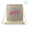 Thumbnail image for  Split Recycled Cotton Grey/Natural Drawstring Bag