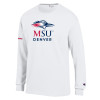 Thumbnail image for  Champion White Long Sleeve T Shirt
