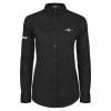 Thumbnail image for  Womens Black Twill Button Down Long Sleeve 