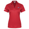 Thumbnail image for  Womens Red Performance Fine Jacquard Polo