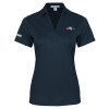 Thumbnail image for  Womens Navy Performance Fine Jacquard Polo