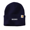 Thumbnail image for  Carhartt Navy Knit Beanie w/Cuff