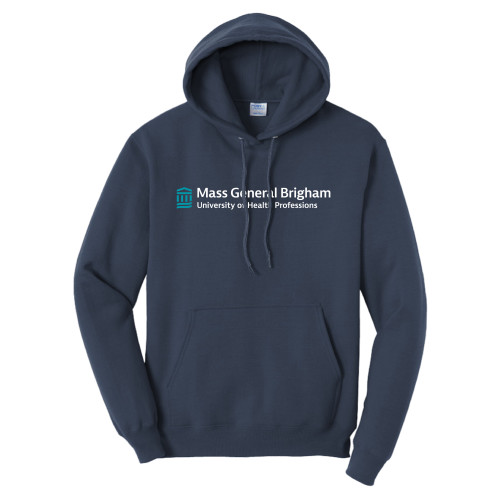  Tall Navy Fleece Hoodie - Mass General Brigham University of Health Professions