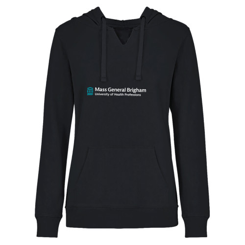  Womens Plus Black Hoodie - Mass General Brigham University of Health Professions