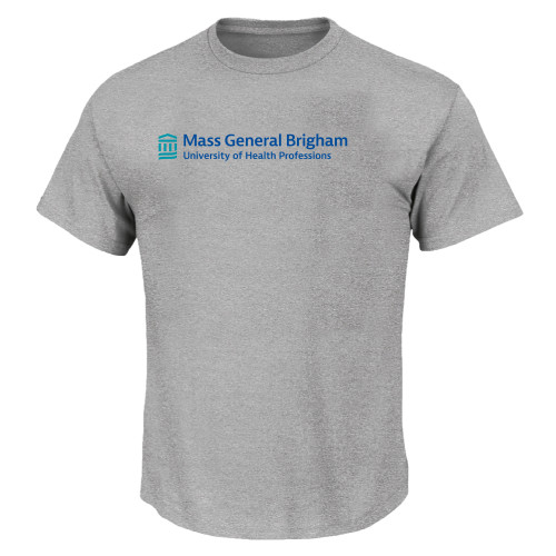  Tall Heather Grey T Shirt - Mass General Brigham University of Health Professions