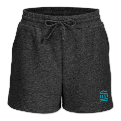  Boxercraft Womens Charcoal Heather Fleece Short - MGB Icon