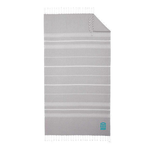  100% Cotton Grey/White Cali Throw - MGB Icon
