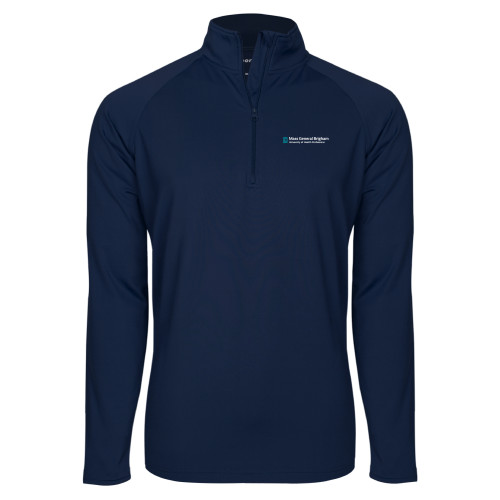  Sport Tek Navy Sport Wick Stretch 1/2 Zip Pullover - Mass General Brigham University of Health Professions