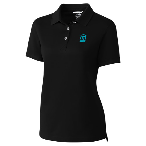  C&B Womens Black Advantage Polo - MGB Icon