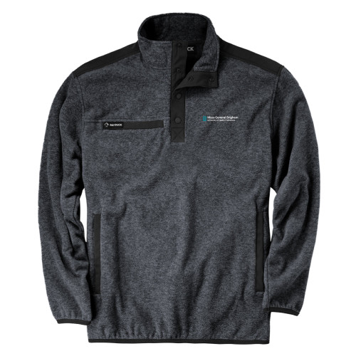  DRI DUCK Charcoal Ranger Mens Fleece Pullover - Mass General Brigham University of Health Professions